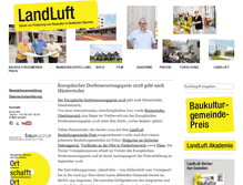 Tablet Screenshot of landluft.at